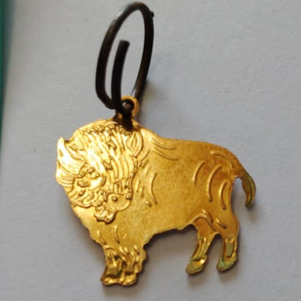 Tiny Buffalo Charm